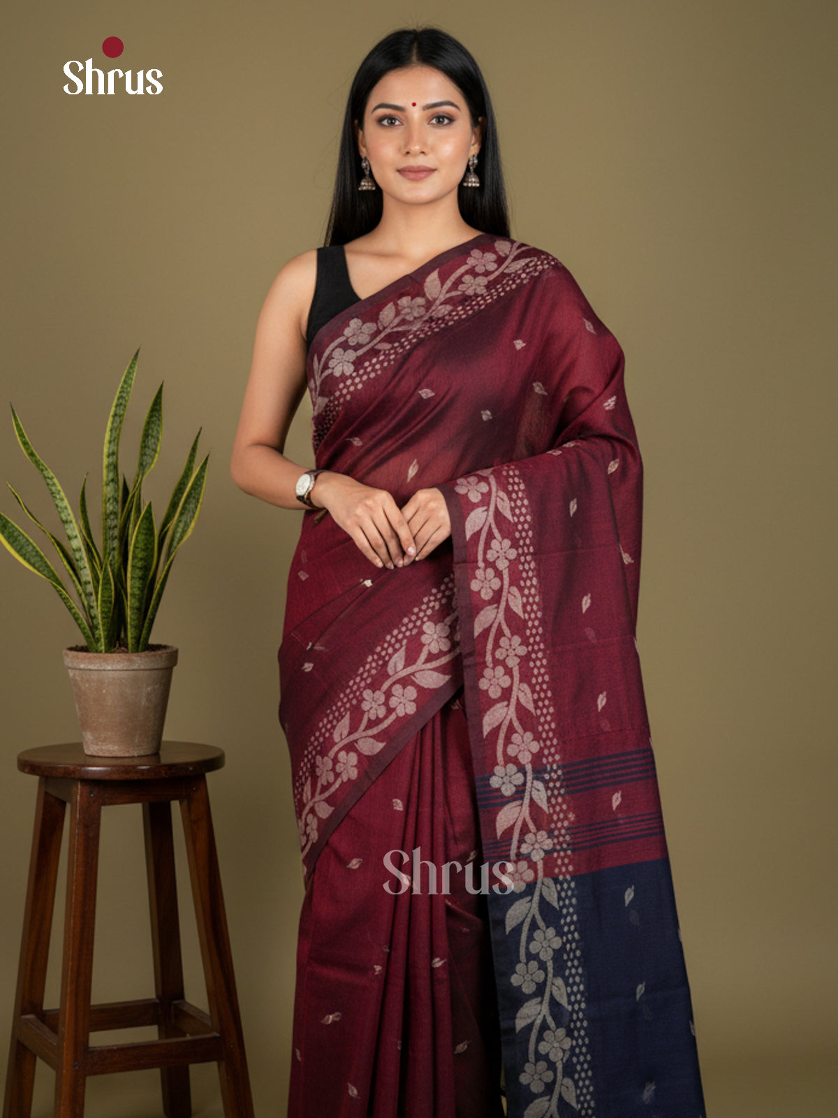 EBS03030 - Bengal cotton - Saree - Shop on Shrus.com
