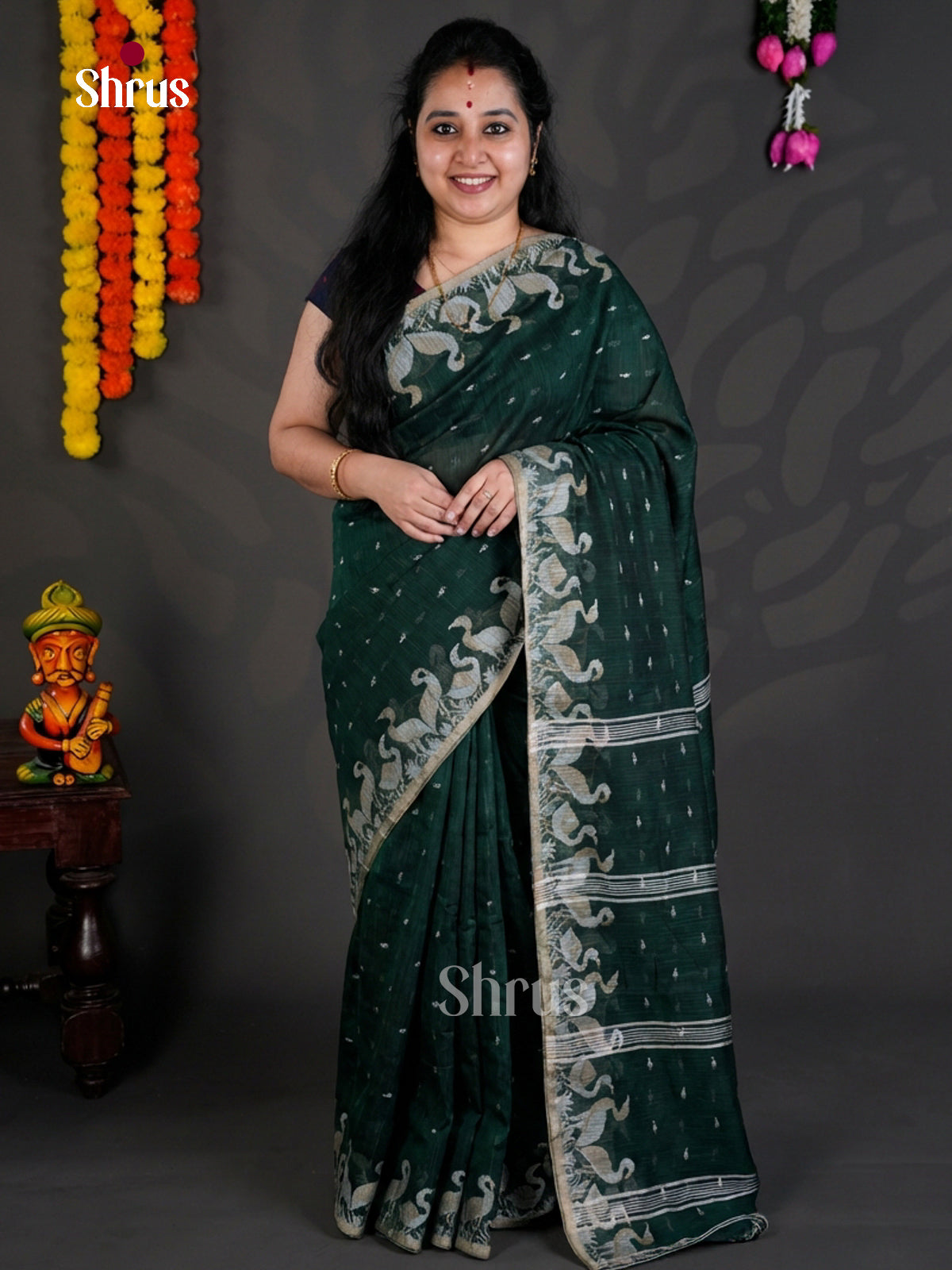 EBS03078 - Bengal cotton - Saree - Shop on Shrus.com