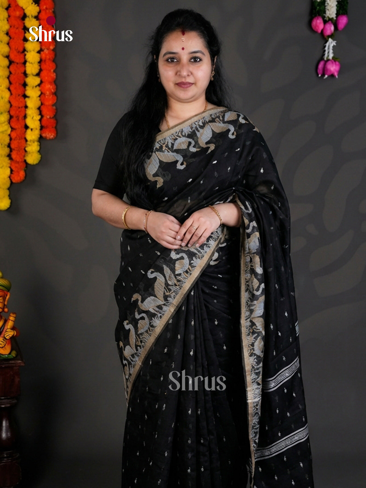 EBS03082 - Bengal cotton - Saree - Shop on Shrus.com