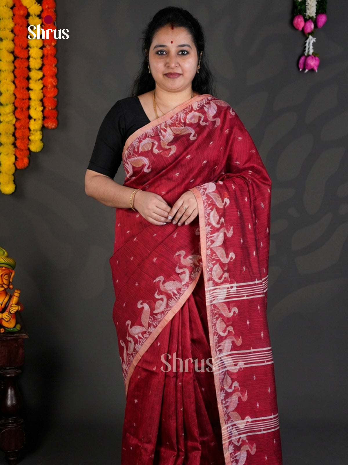 EBS03088 - Bengal cotton - Saree - Shop on Shrus.com