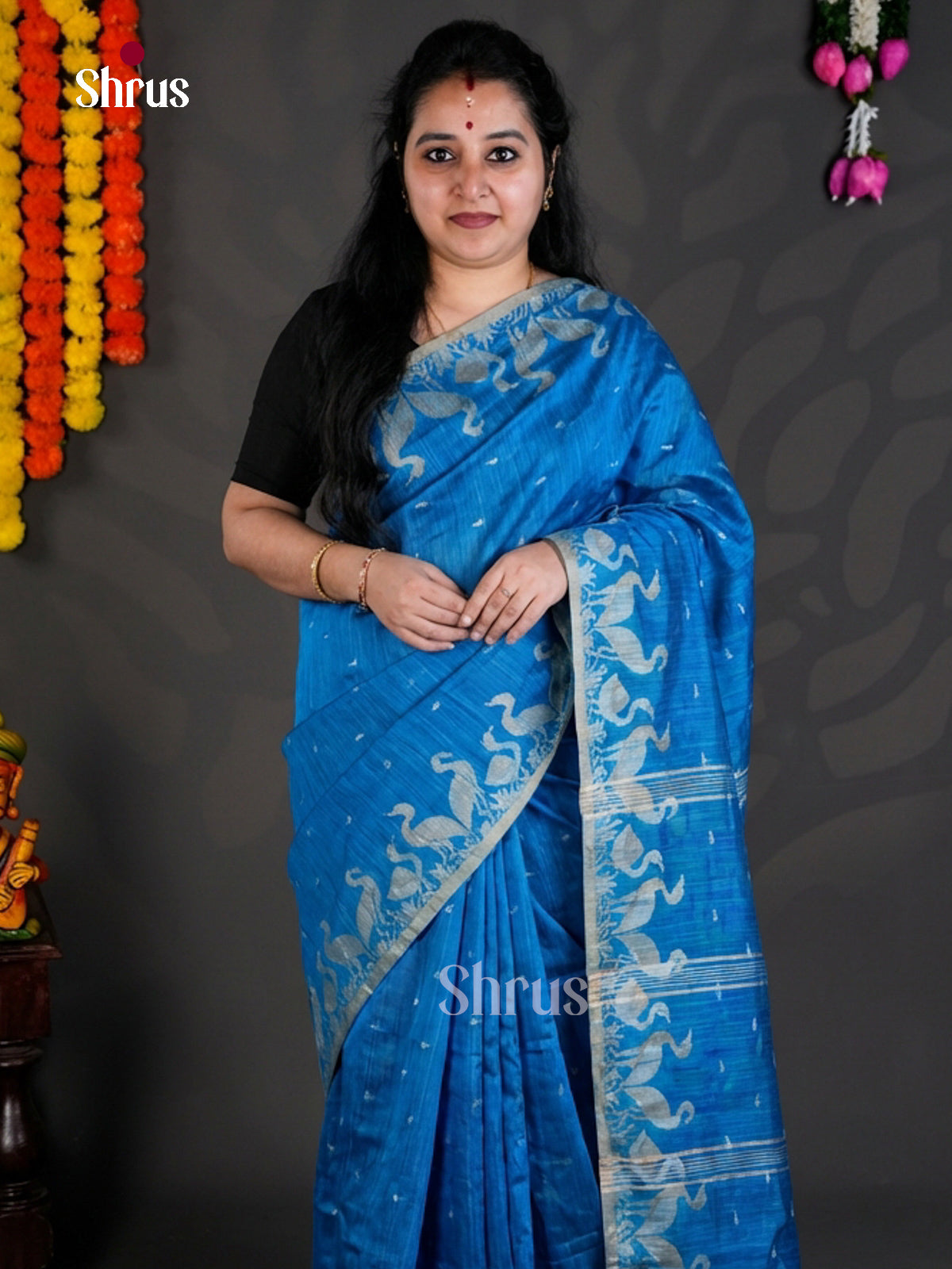 EBS03089 - Bengal cotton - Saree - Shop on Shrus.com