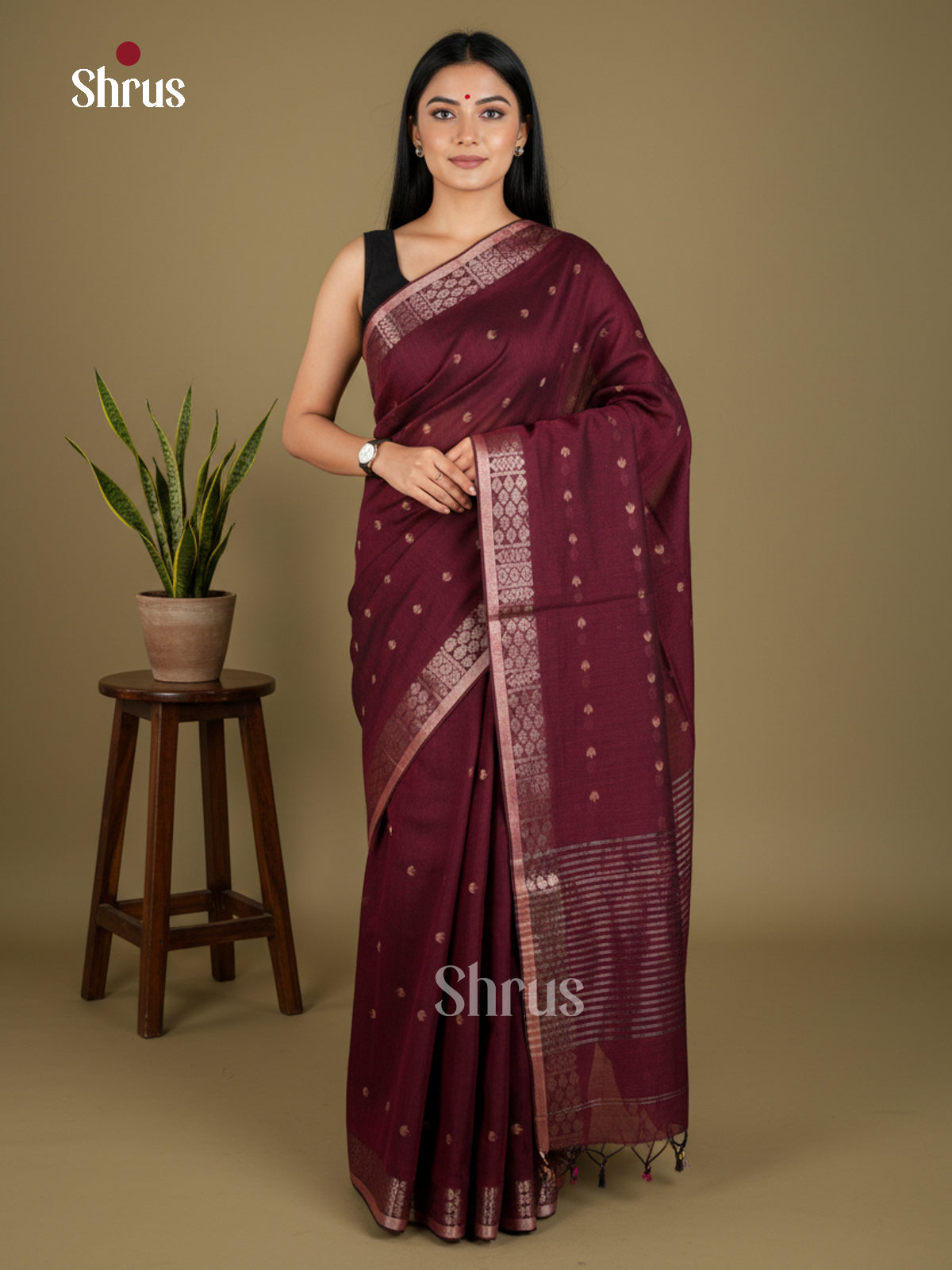EBS03099 - Bengal cotton - Saree - Shop on Shrus.com