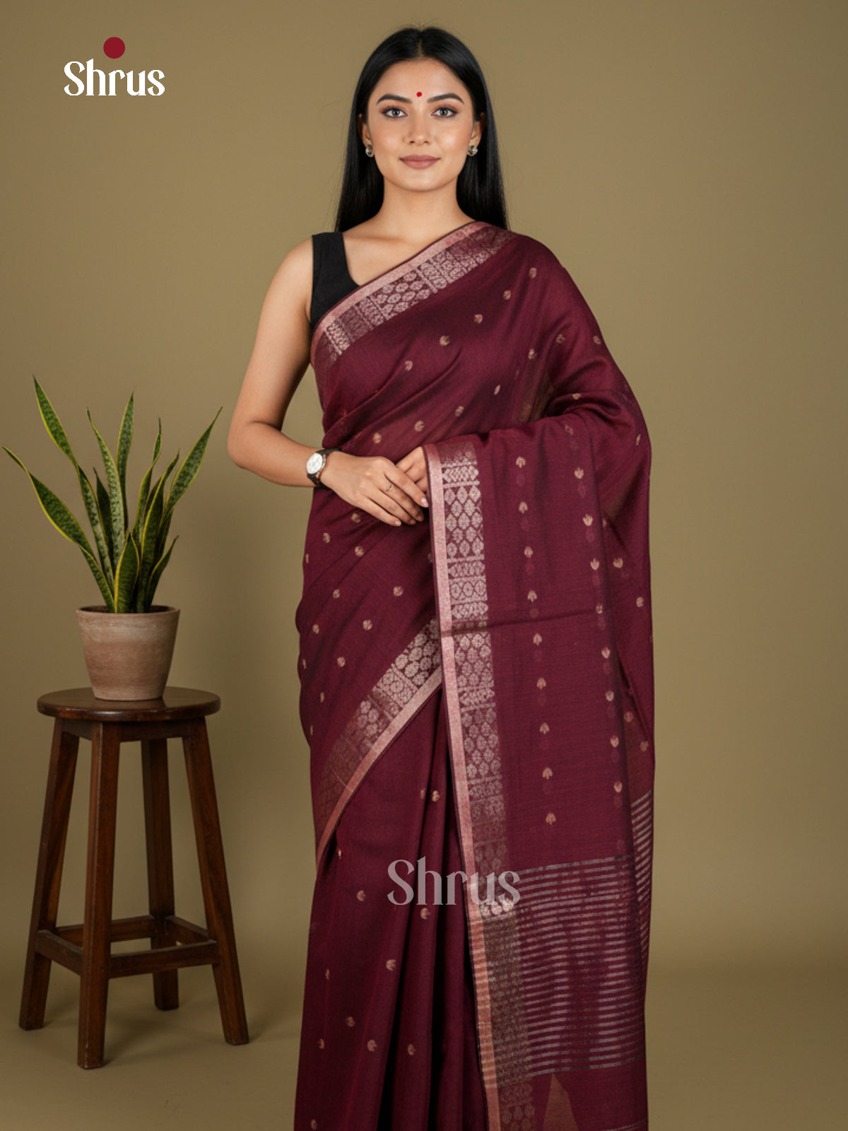 EBS03099 - Bengal cotton - Saree - Shop on Shrus.com