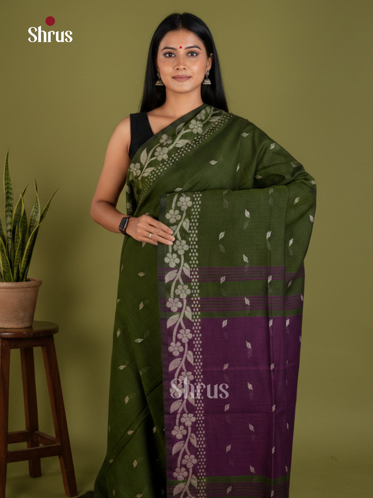 EBS03146 - Bengal cotton - Saree - Shop on Shrus.com