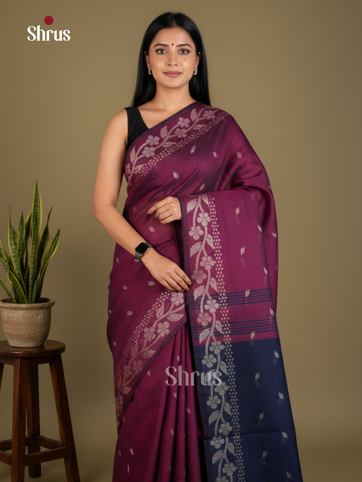 EBS03147 - Bengal cotton - Saree - Shop on Shrus.com