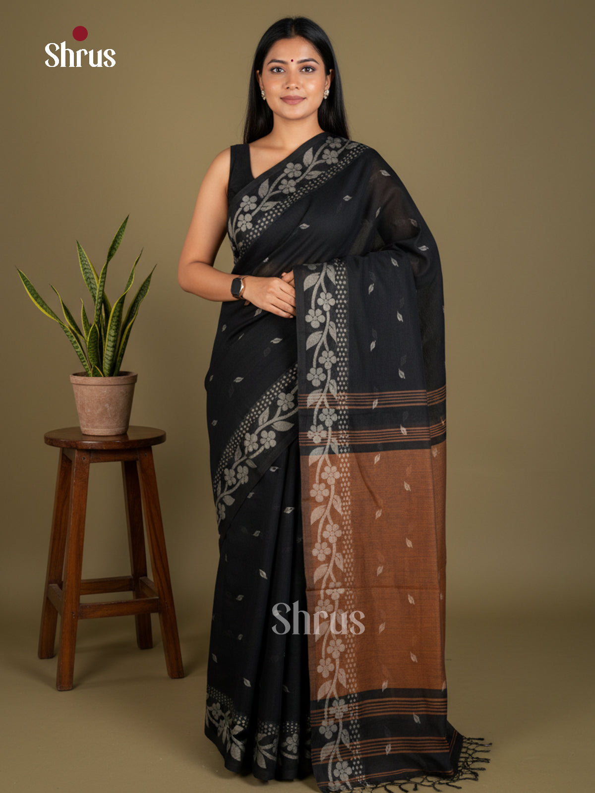 EBS03150 - Bengal cotton - Saree - Shop on Shrus.com