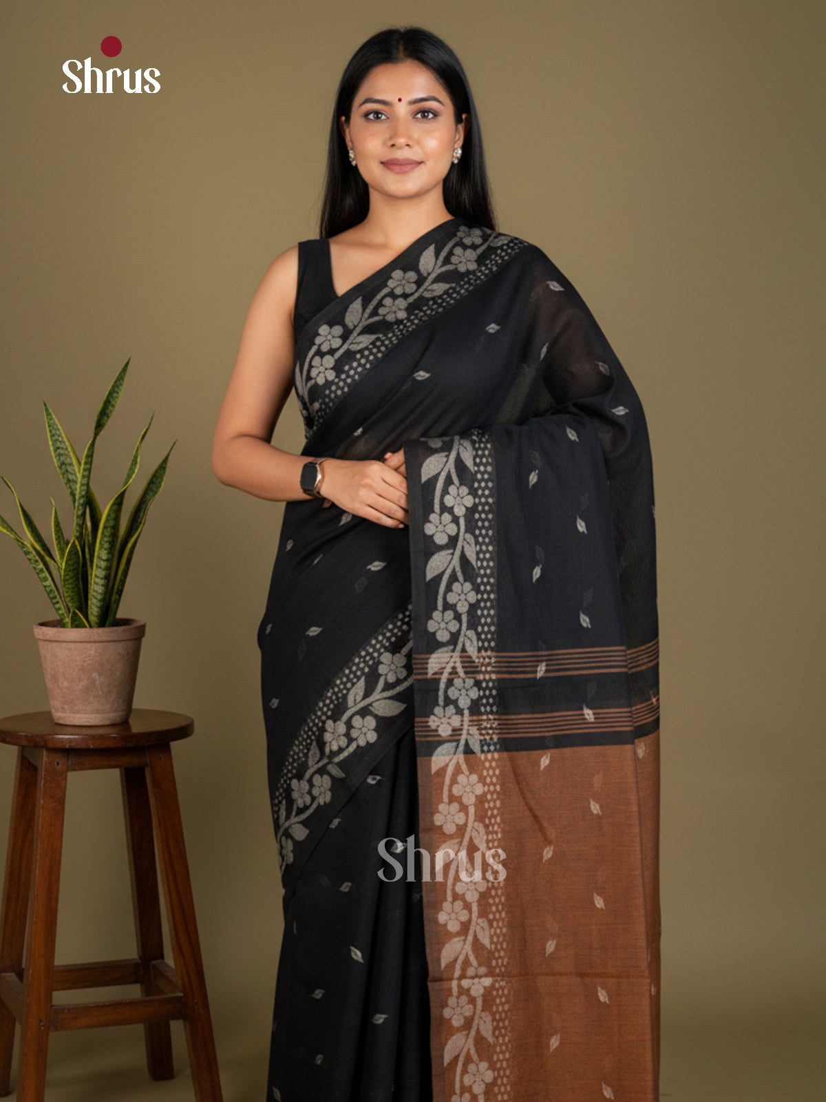 EBS03150 - Bengal cotton - Saree - Shop on Shrus.com