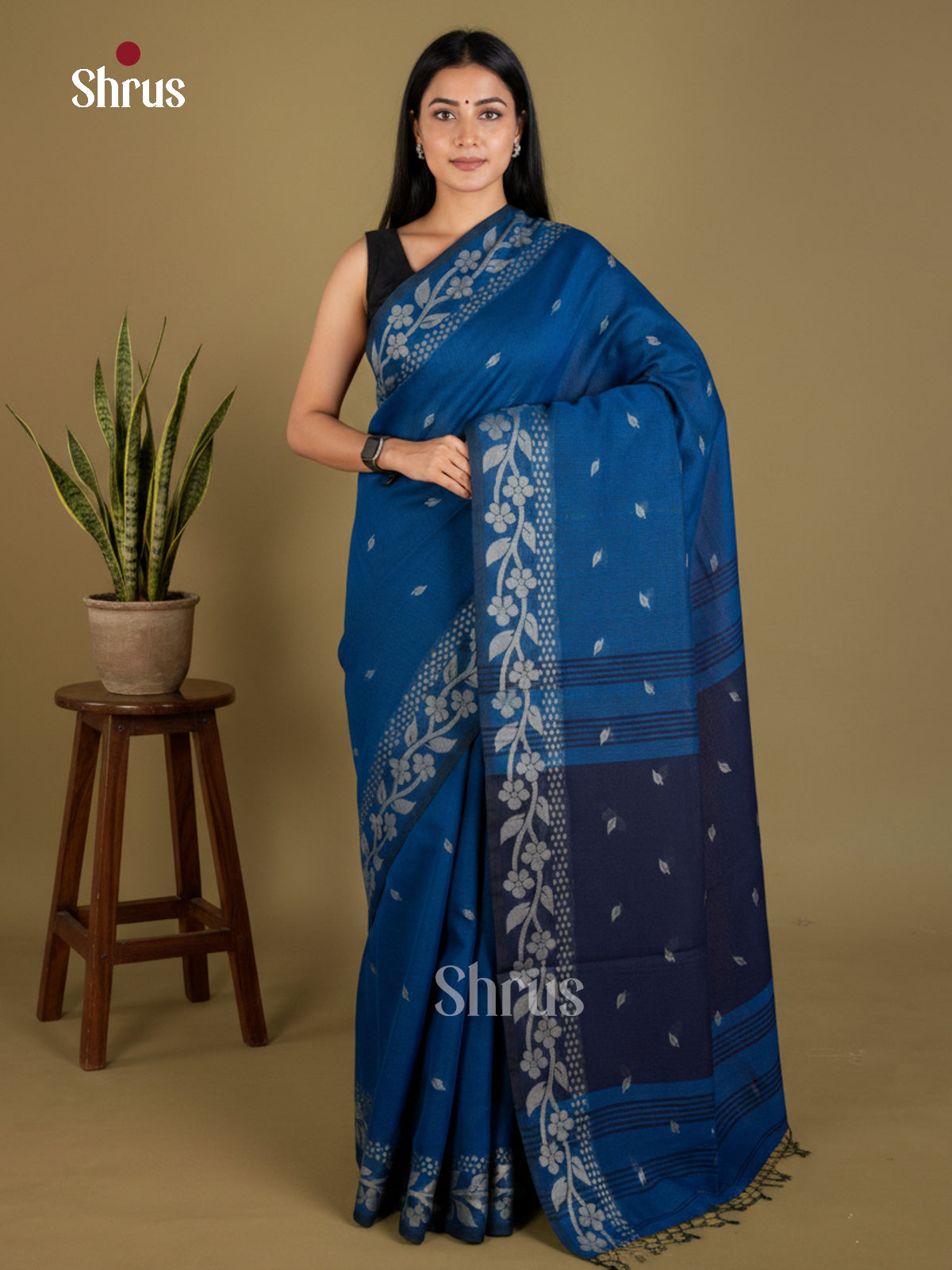 EBS03151 - Bengal cotton - Saree - Shop on Shrus.com