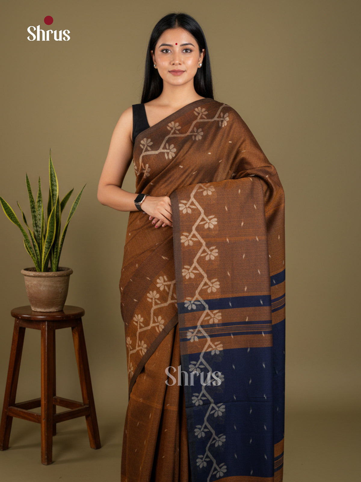 EBS03158 - Bengal cotton - Saree - Shop on Shrus.com
