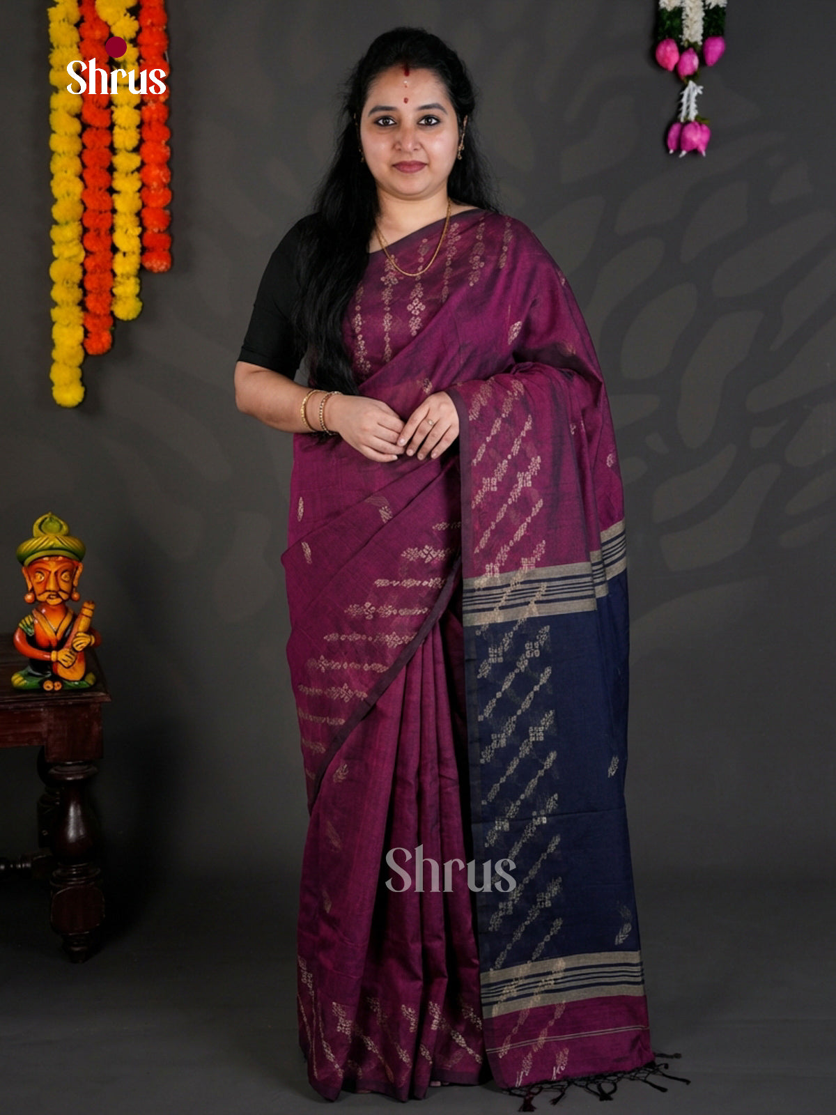 EBS03179 - Bengal cotton - Saree - Shop on Shrus.com