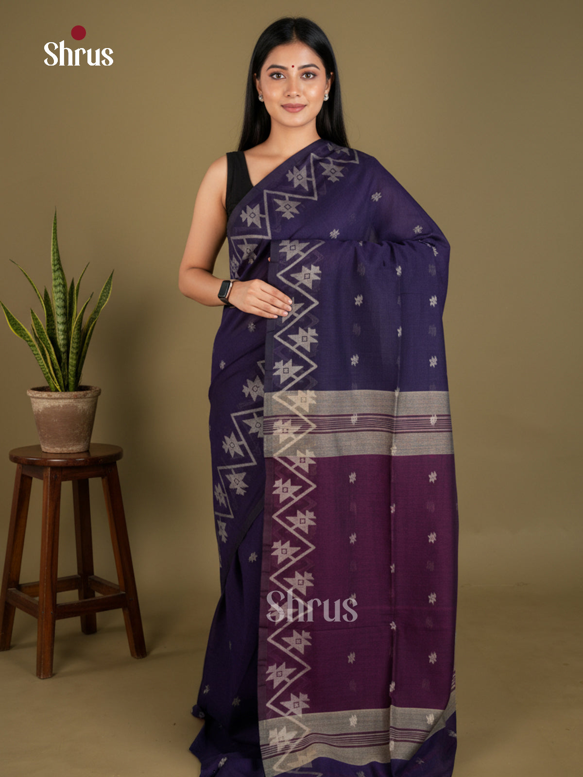 EBS03183 - Bengal cotton - Saree - Shop on Shrus.com