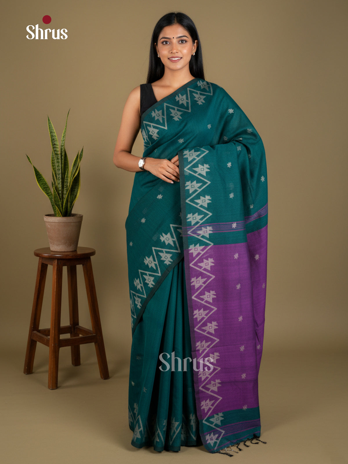 EBS03184 - Bengal cotton - Saree - Shop on Shrus.com