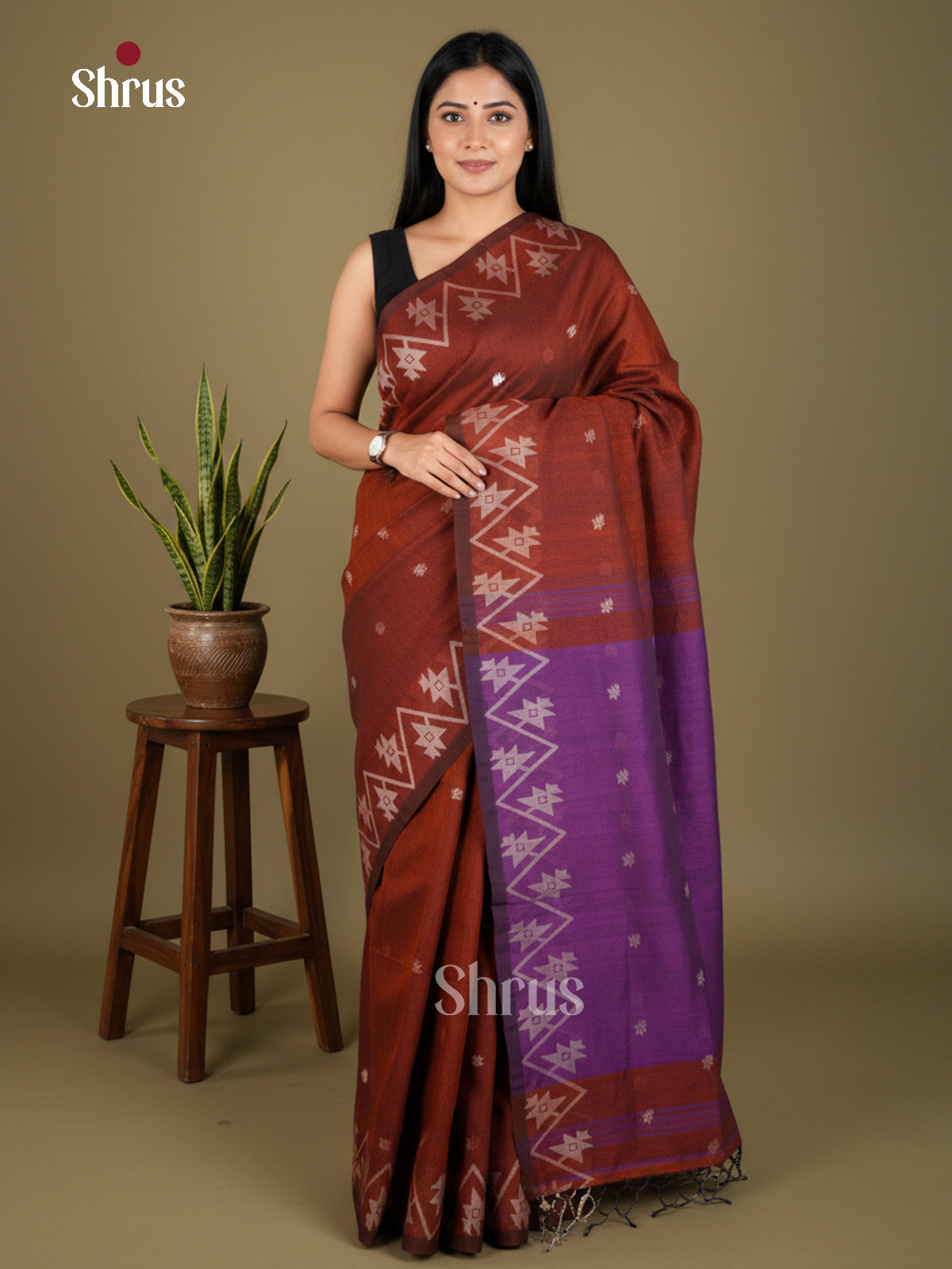 EBS03185 - Bengal cotton - Saree - Shop on Shrus.com