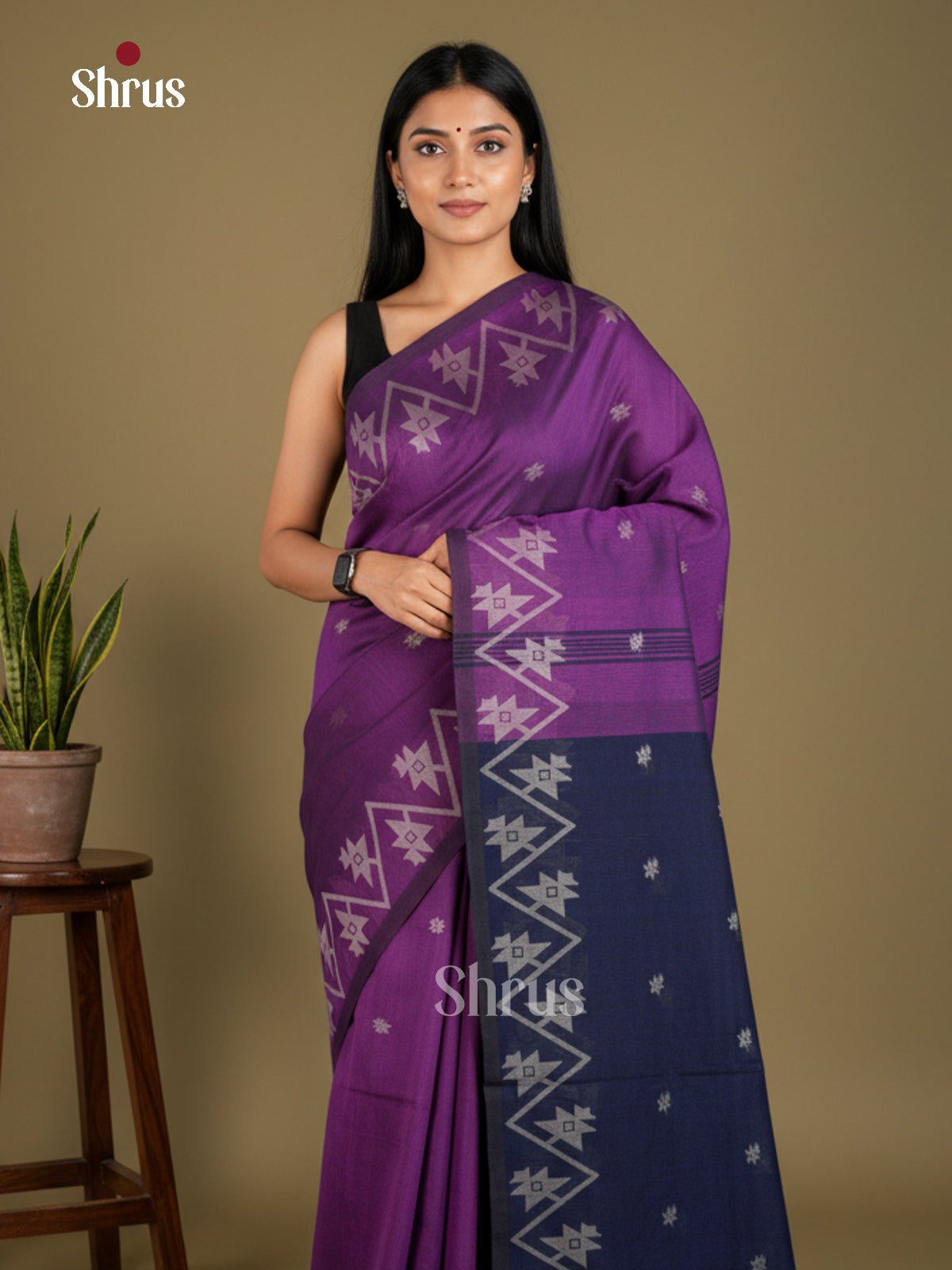 EBS03186 - Bengal cotton - Saree - Shop on Shrus.com