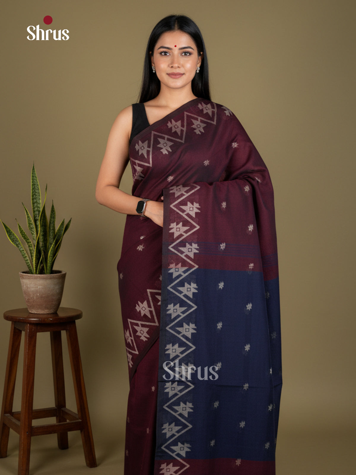 EBS03188 - Bengal cotton - Saree - Shop on Shrus.com