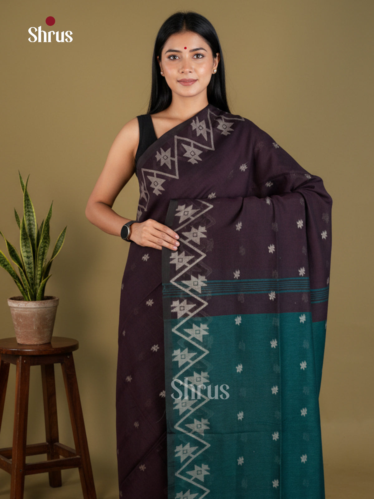 EBS03190 - Bengal cotton - Saree - Shop on Shrus.com