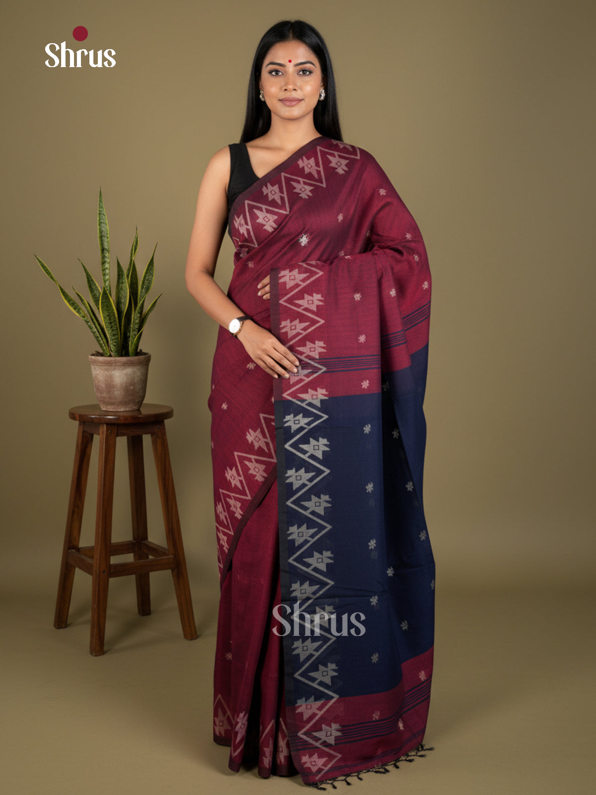 EBS03191 - Bengal cotton - Saree - Shop on Shrus.com