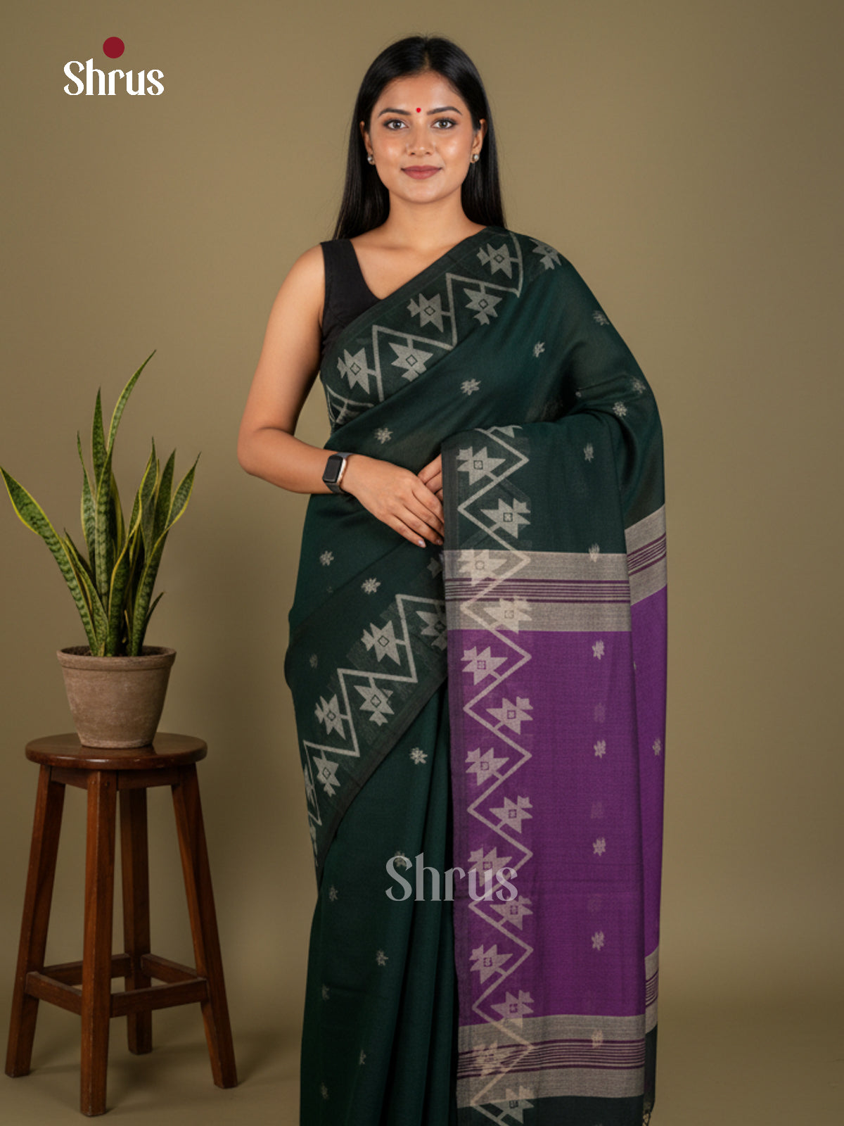 EBS03192 - Bengal cotton - Saree - Shop on Shrus.com