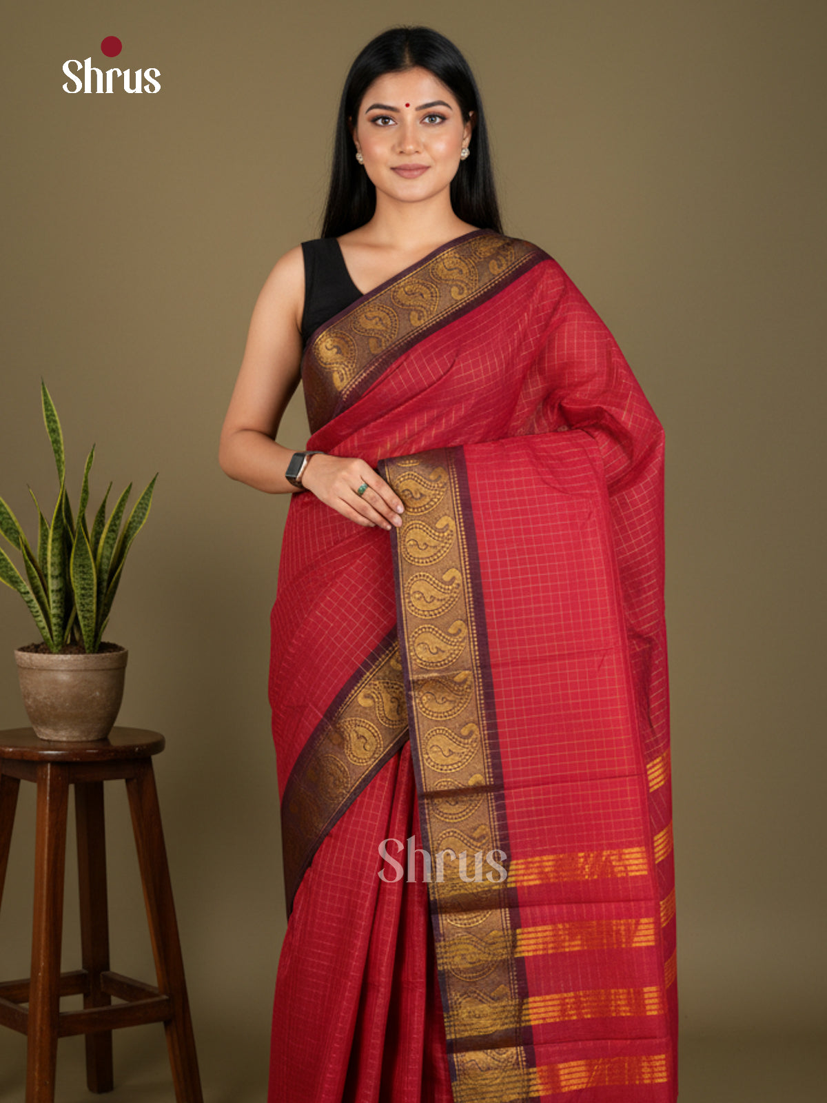 EBS03238 - Sungudi Cotton - Saree - Shop on Shrus.com