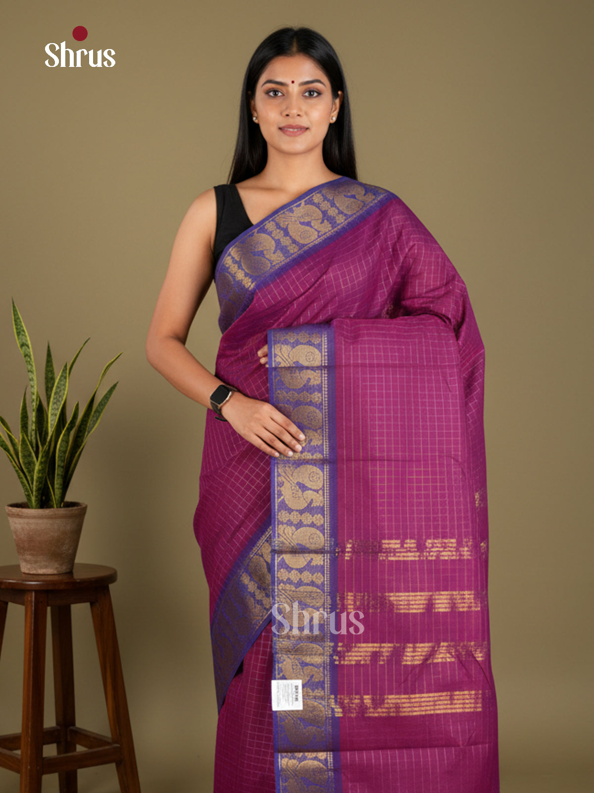 EBS03240 - Sungudi Cotton - Saree - Shop on Shrus.com