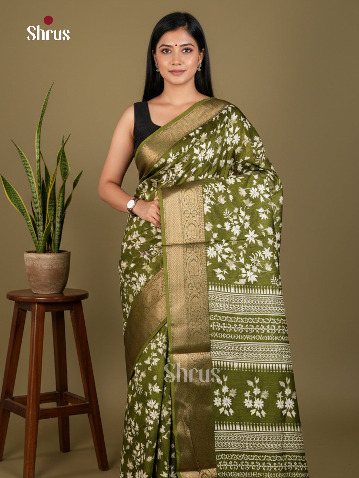 EBS04016 - Semi Crepe - Saree - Shop on Shrus.com
