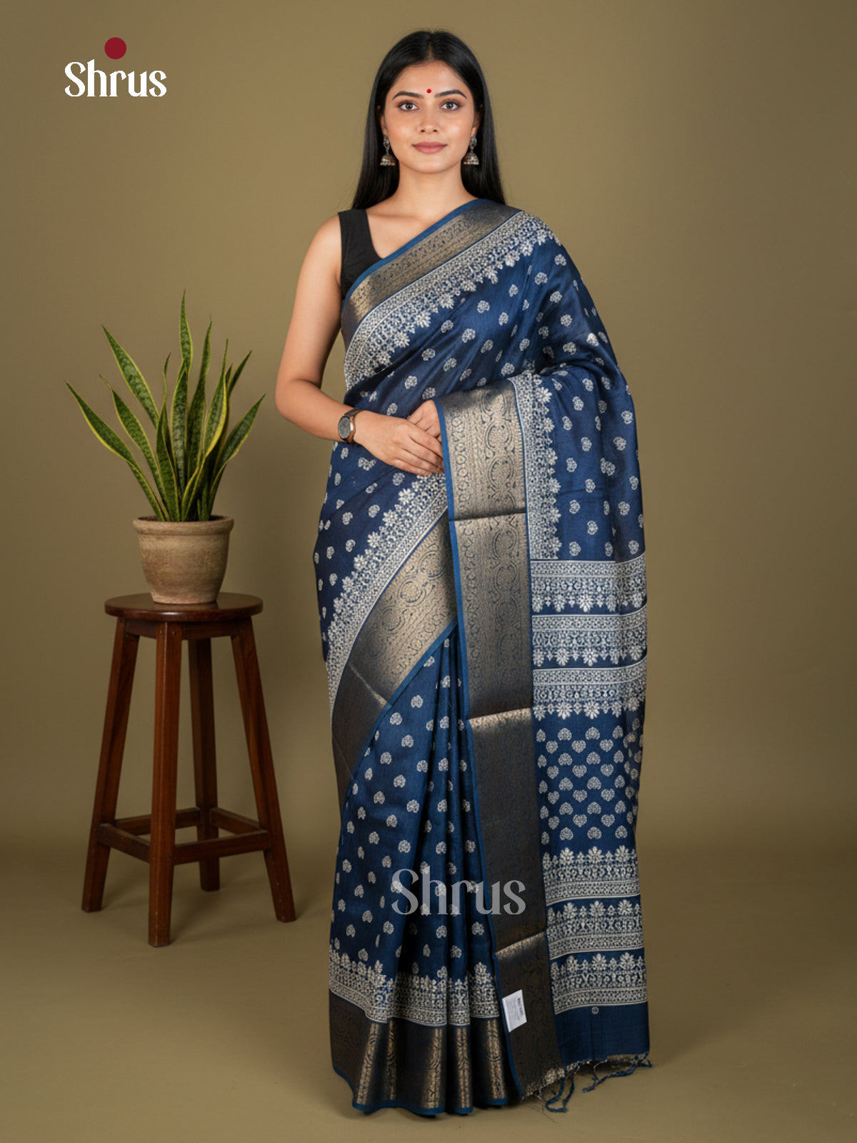 EBS04027 - Semi Crepe - Saree - Shop on Shrus.com