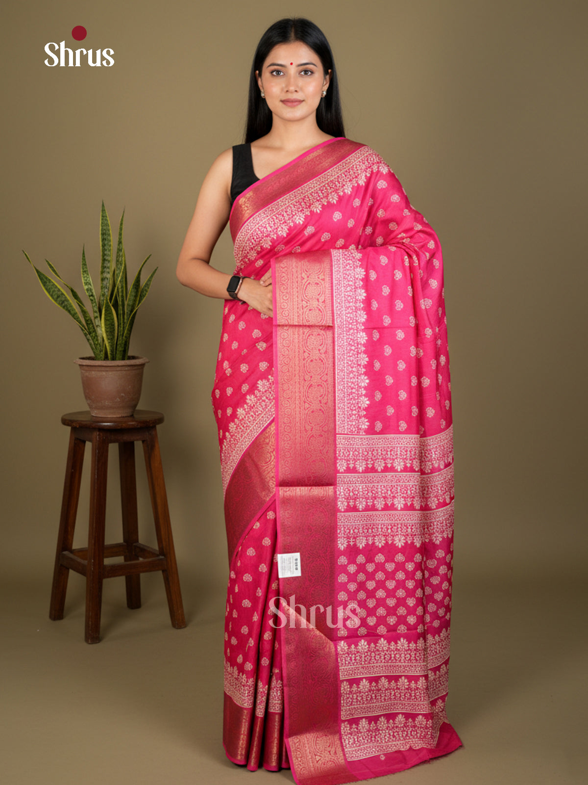 EBS04028 - Semi Crepe - Saree - Shop on Shrus.com