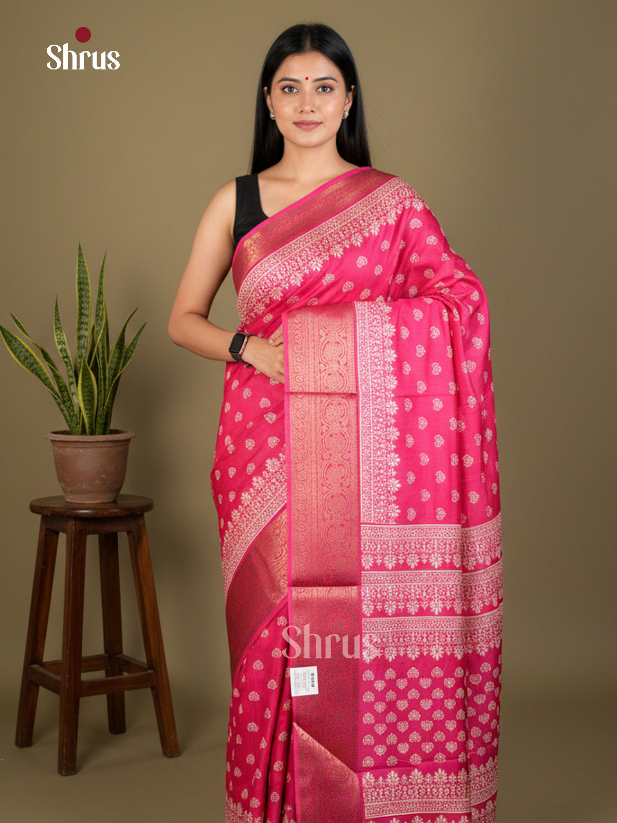 EBS04028 - Semi Crepe - Saree - Shop on Shrus.com
