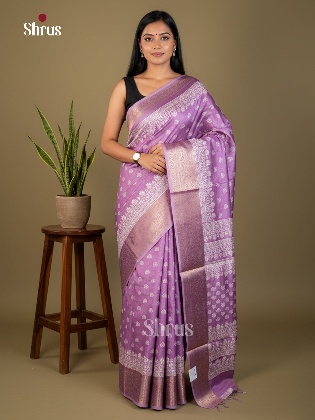 EBS04034 - Semi Crepe - Saree - Shop on Shrus.com