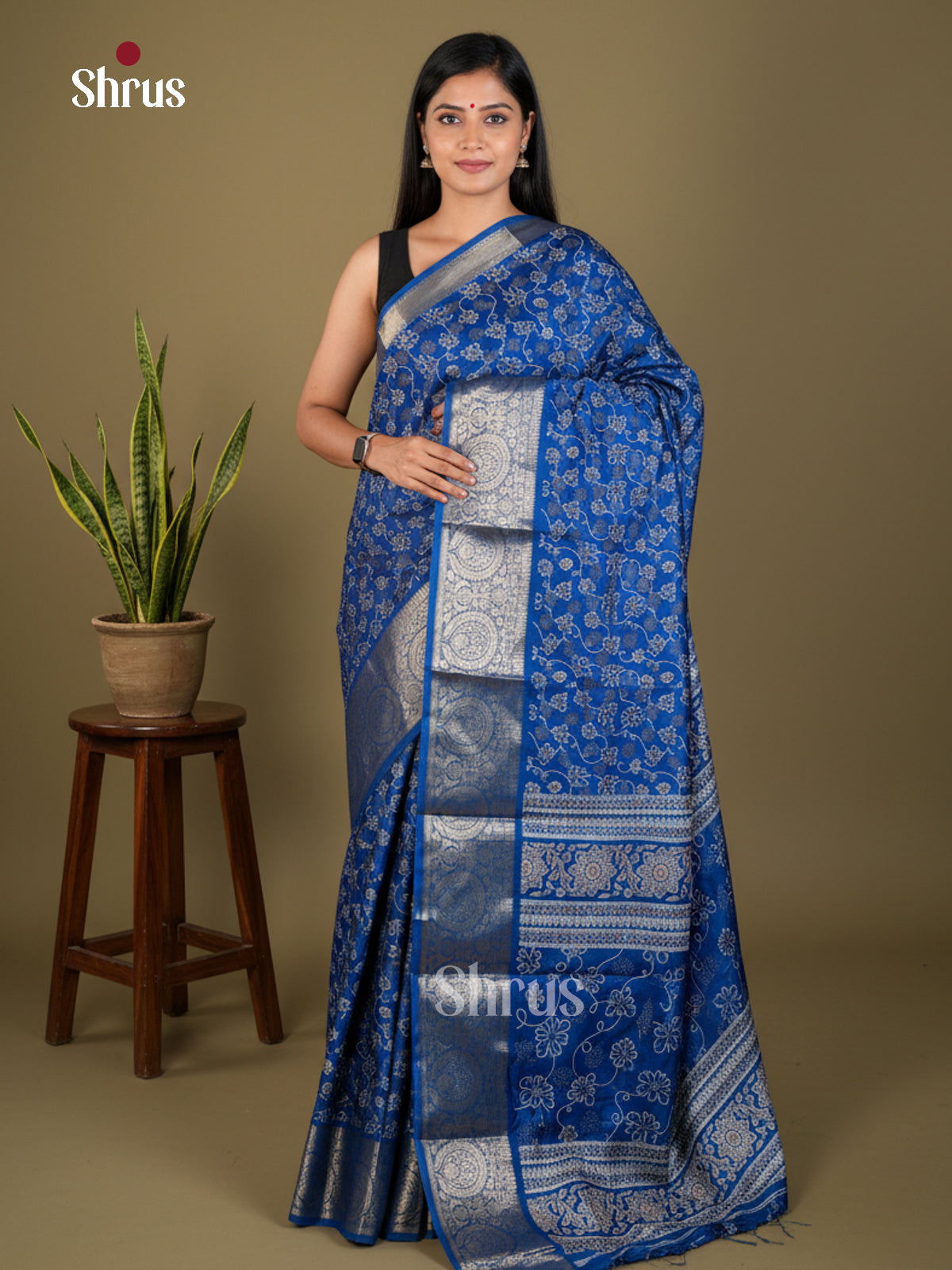 EBS04035 - Semi Crepe - Saree - Shop on Shrus.com