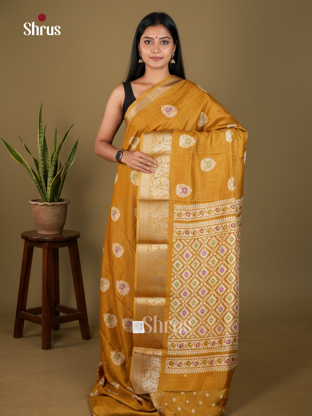 EBS04042 - Semi Crepe - Saree - Shop on Shrus.com
