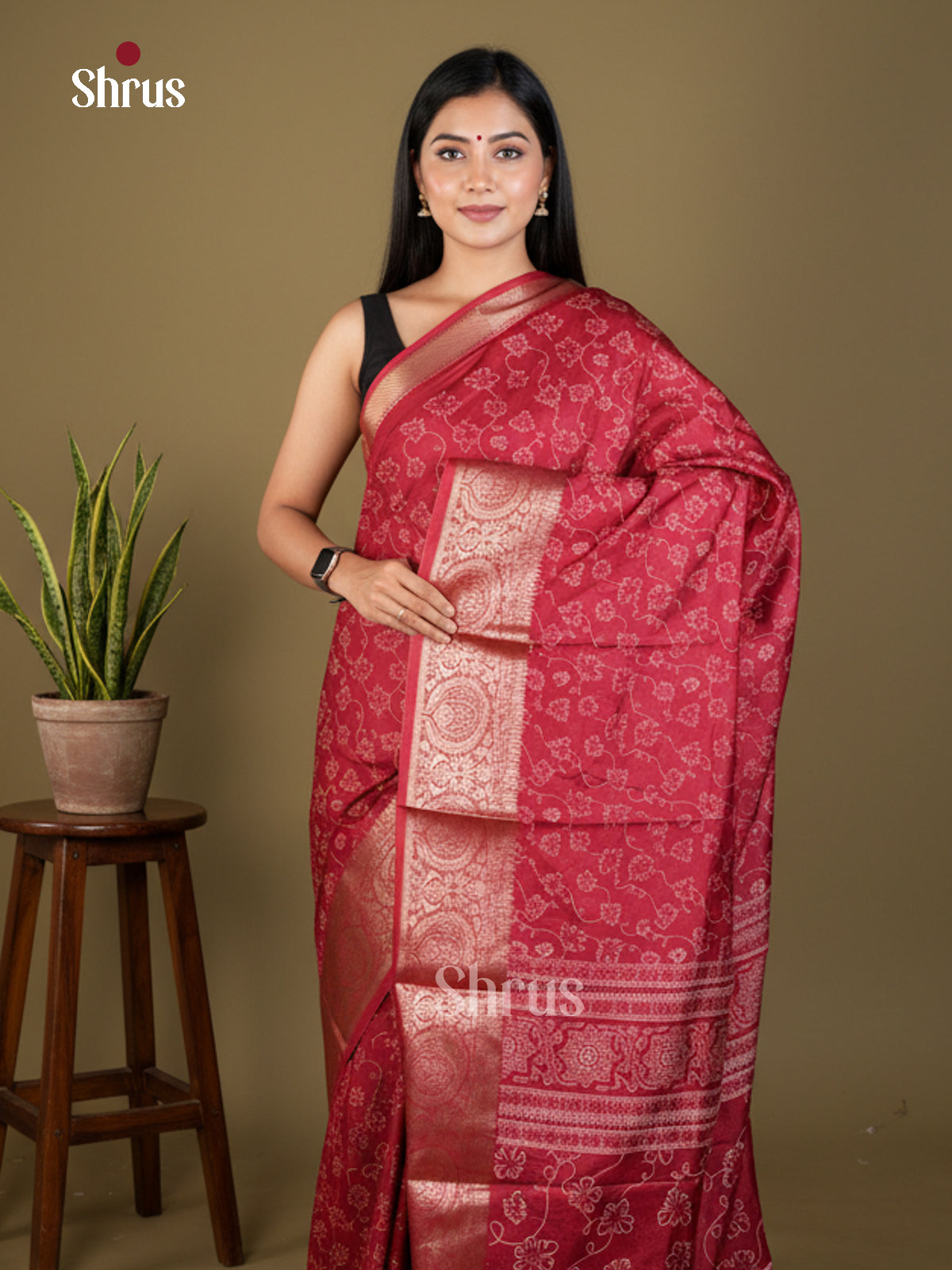 EBS04044 - Semi Crepe - Saree - Shop on Shrus.com