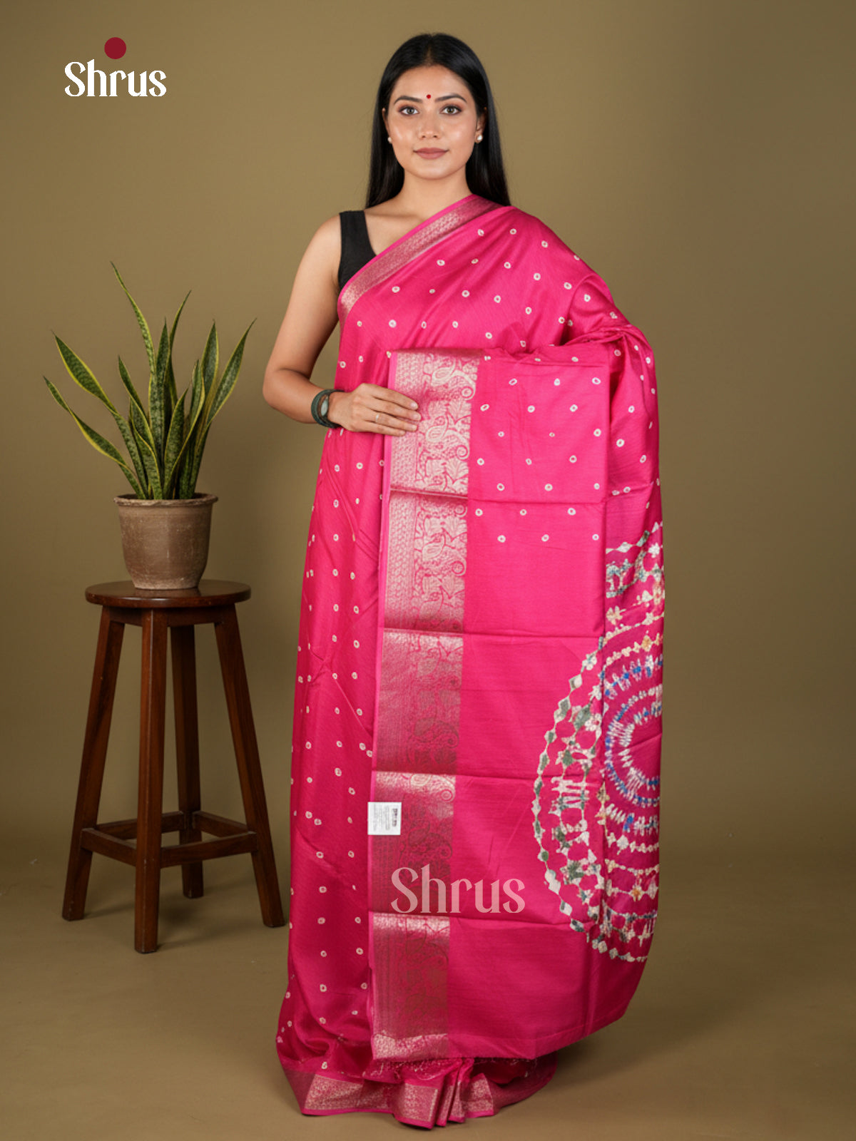 EBS04049 - Semi Crepe - Saree - Shop on Shrus.com