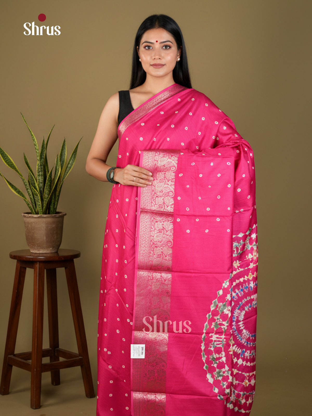 EBS04049 - Semi Crepe - Saree - Shop on Shrus.com