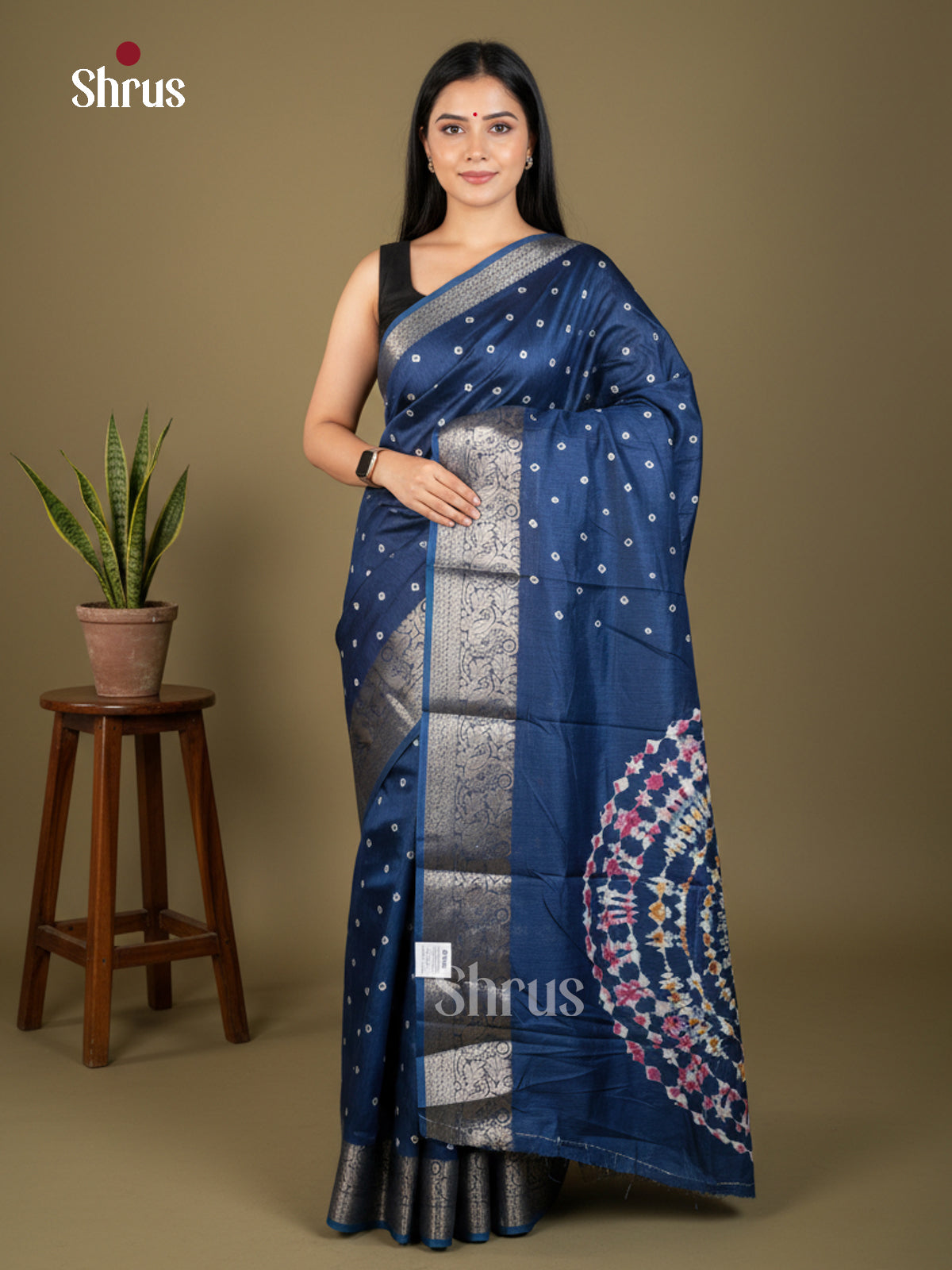 EBS04054 - Semi Crepe - Saree - Shop on Shrus.com