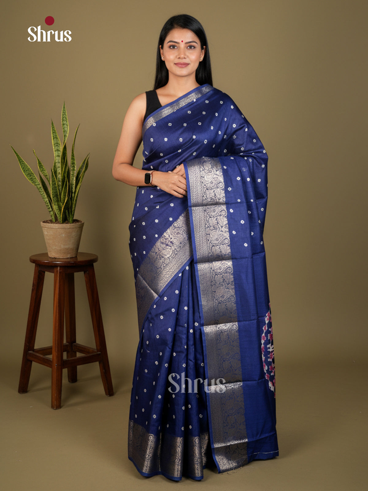 EBS04065 - Semi Crepe - Saree - Shop on Shrus.com