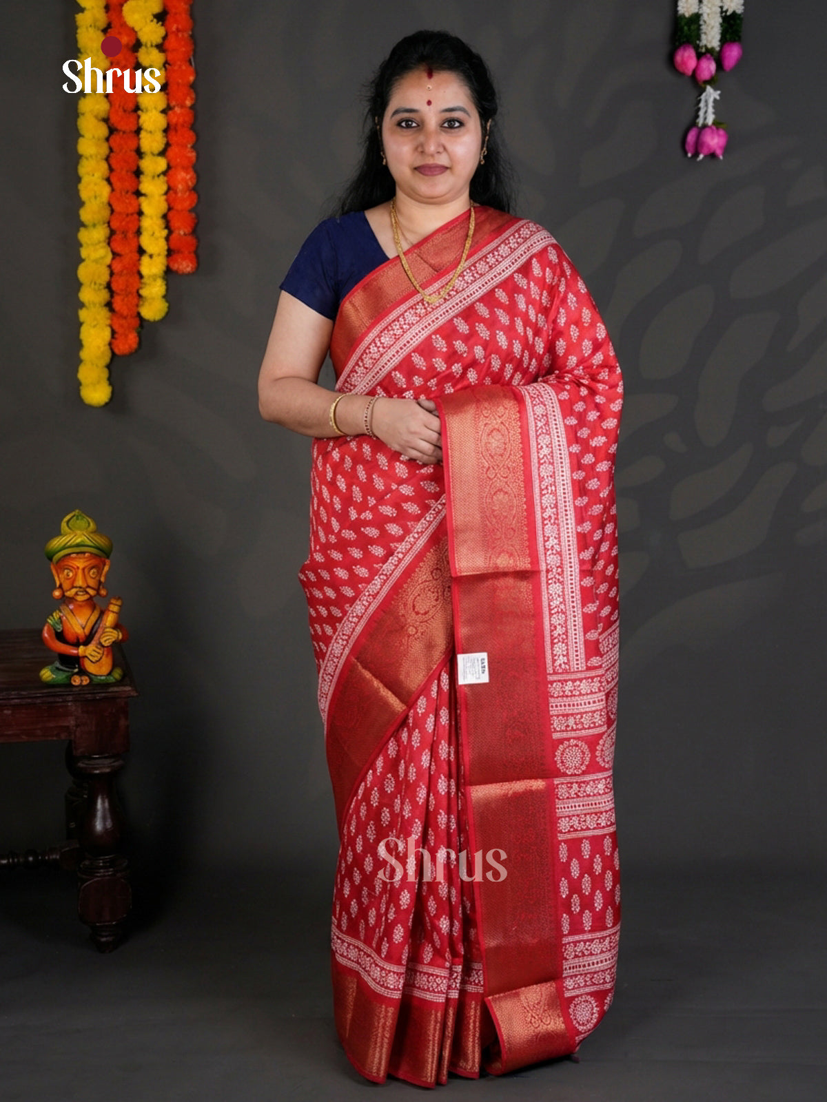 EBS04076 - Semi Crepe - Saree - Shop on Shrus.com
