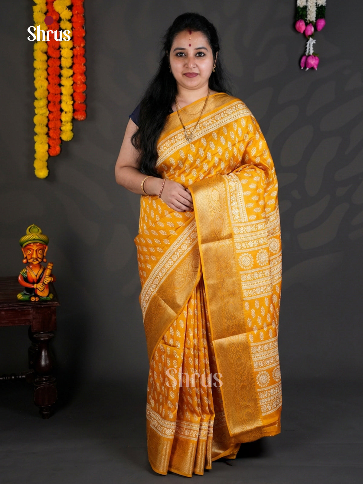 EBS04081 - Semi Crepe - Saree - Shop on Shrus.com