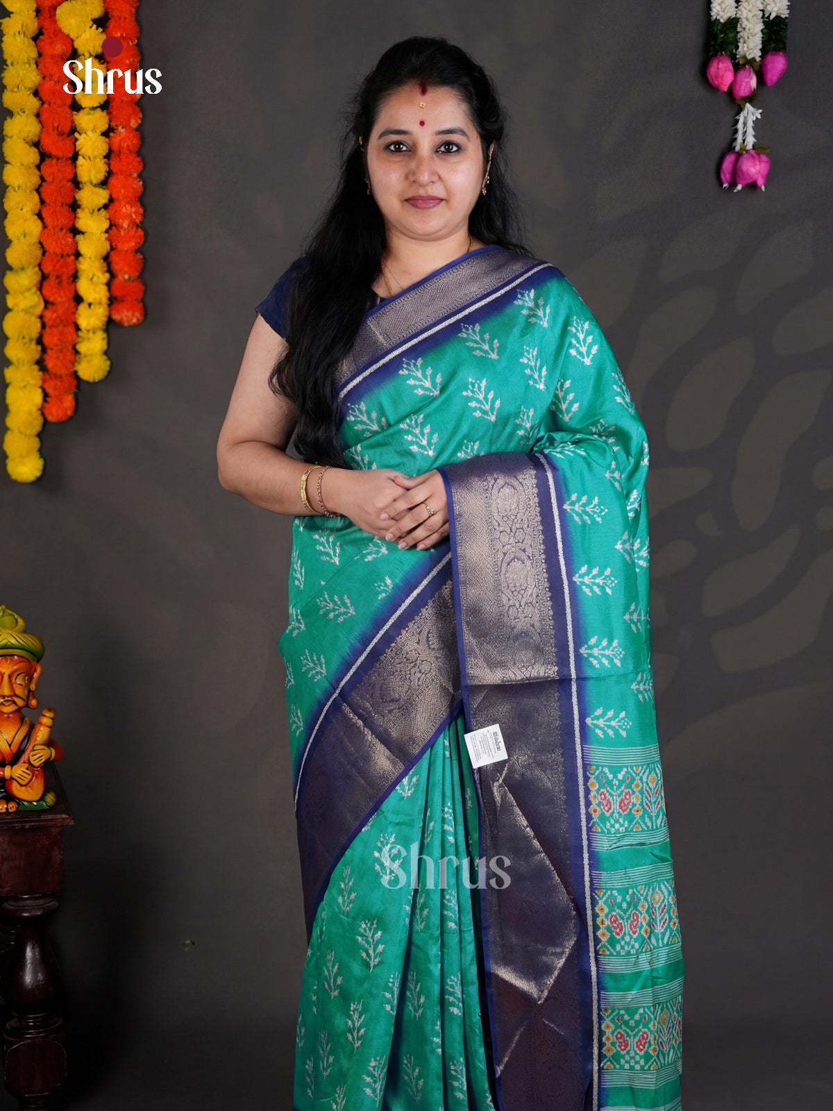 EBS04091 - Semi Crepe - Saree - Shop on Shrus.com