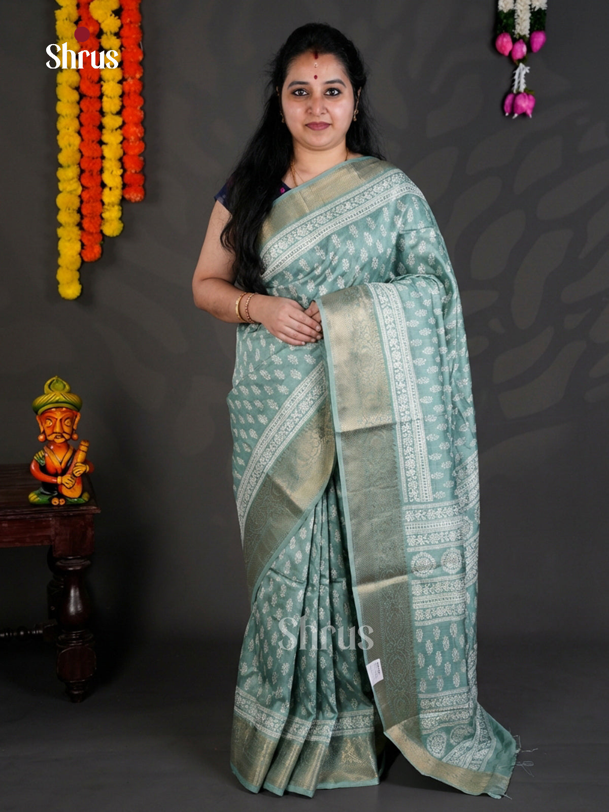 EBS04099 - Semi Crepe - Saree - Shop on Shrus.com