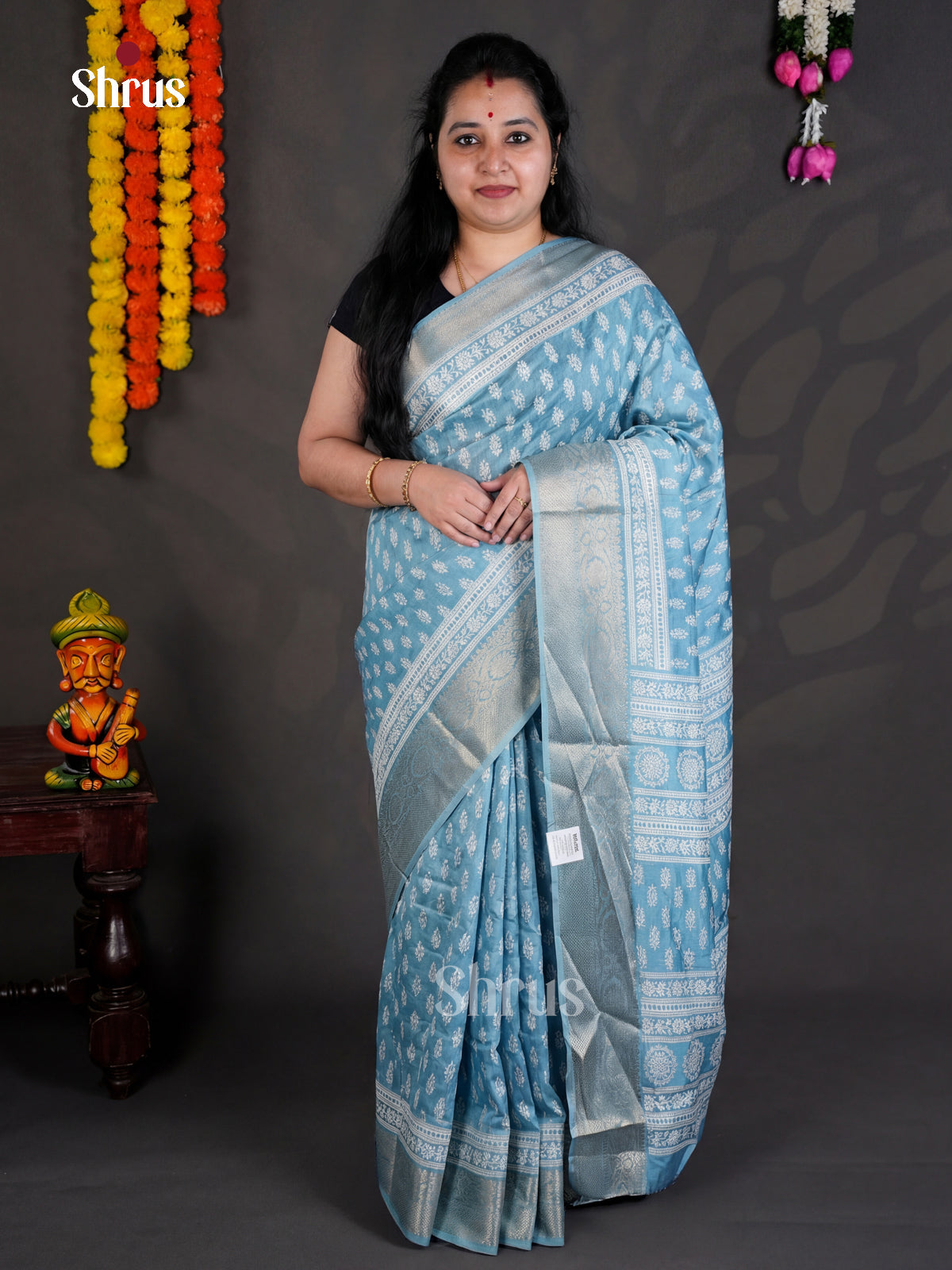 EBS04102 - Semi Crepe - Saree - Shop on Shrus.com