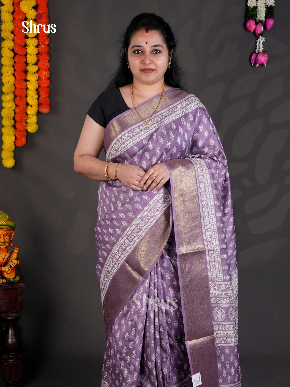 EBS04105 - Semi Crepe - Saree - Shop on Shrus.com