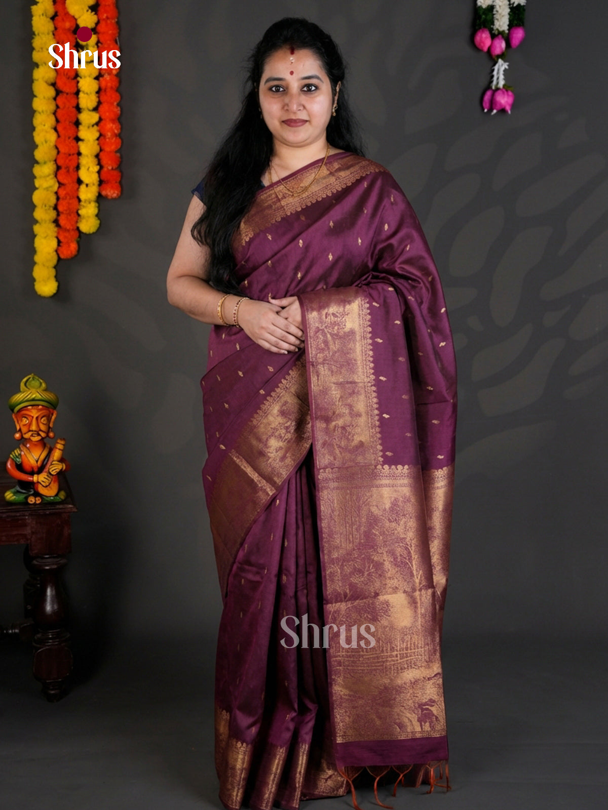 EBS04172 - Semi Tussar - Saree - Shop on Shrus.com