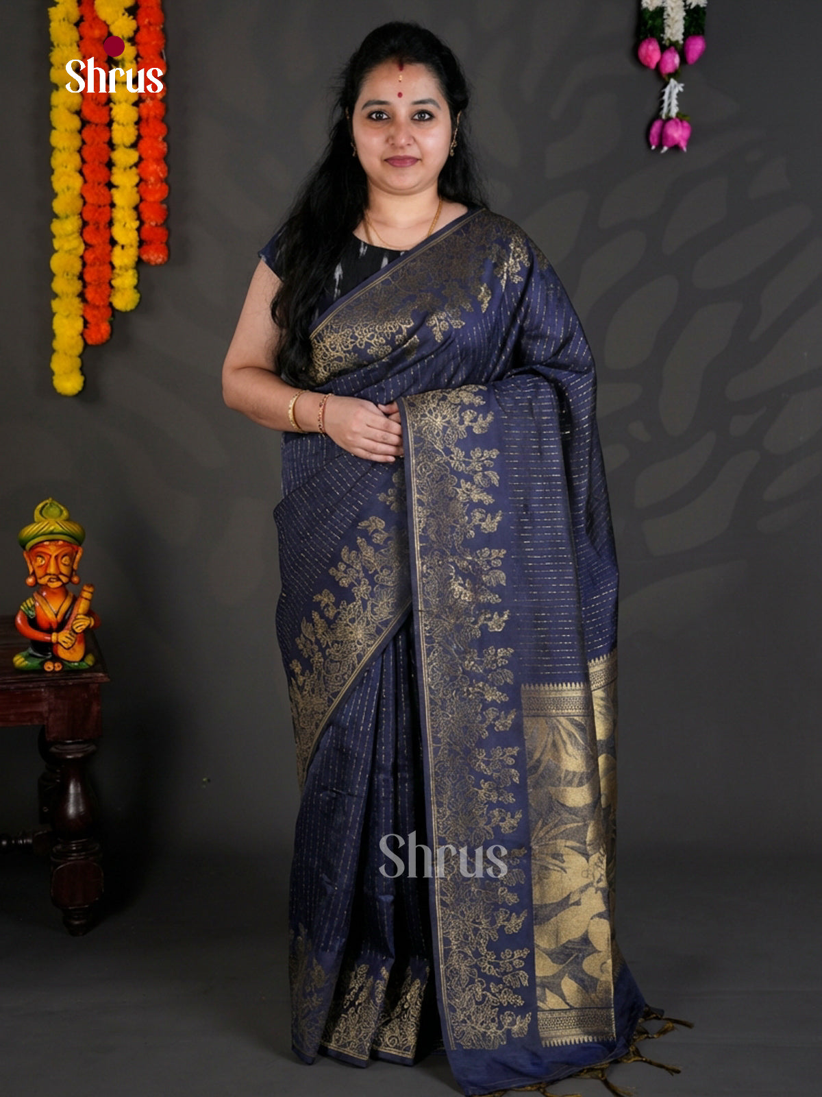 EBS04173 - Semi Tussar - Saree - Shop on Shrus.com