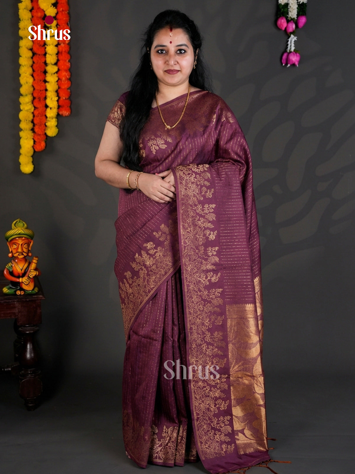 EBS04176 - Semi Tussar - Saree - Shop on Shrus.com