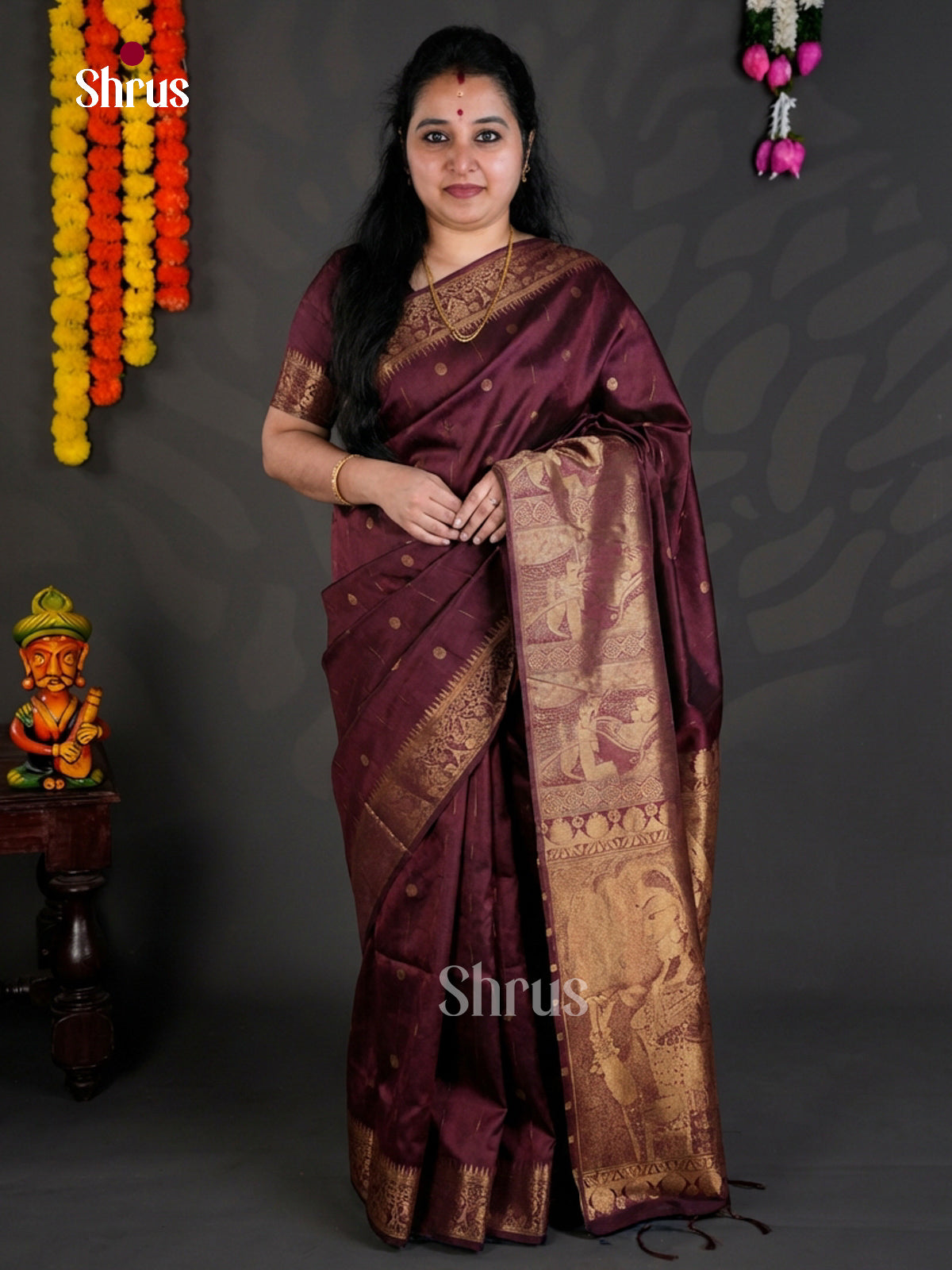 EBS04178 - Semi Tussar - Saree - Shop on Shrus.com