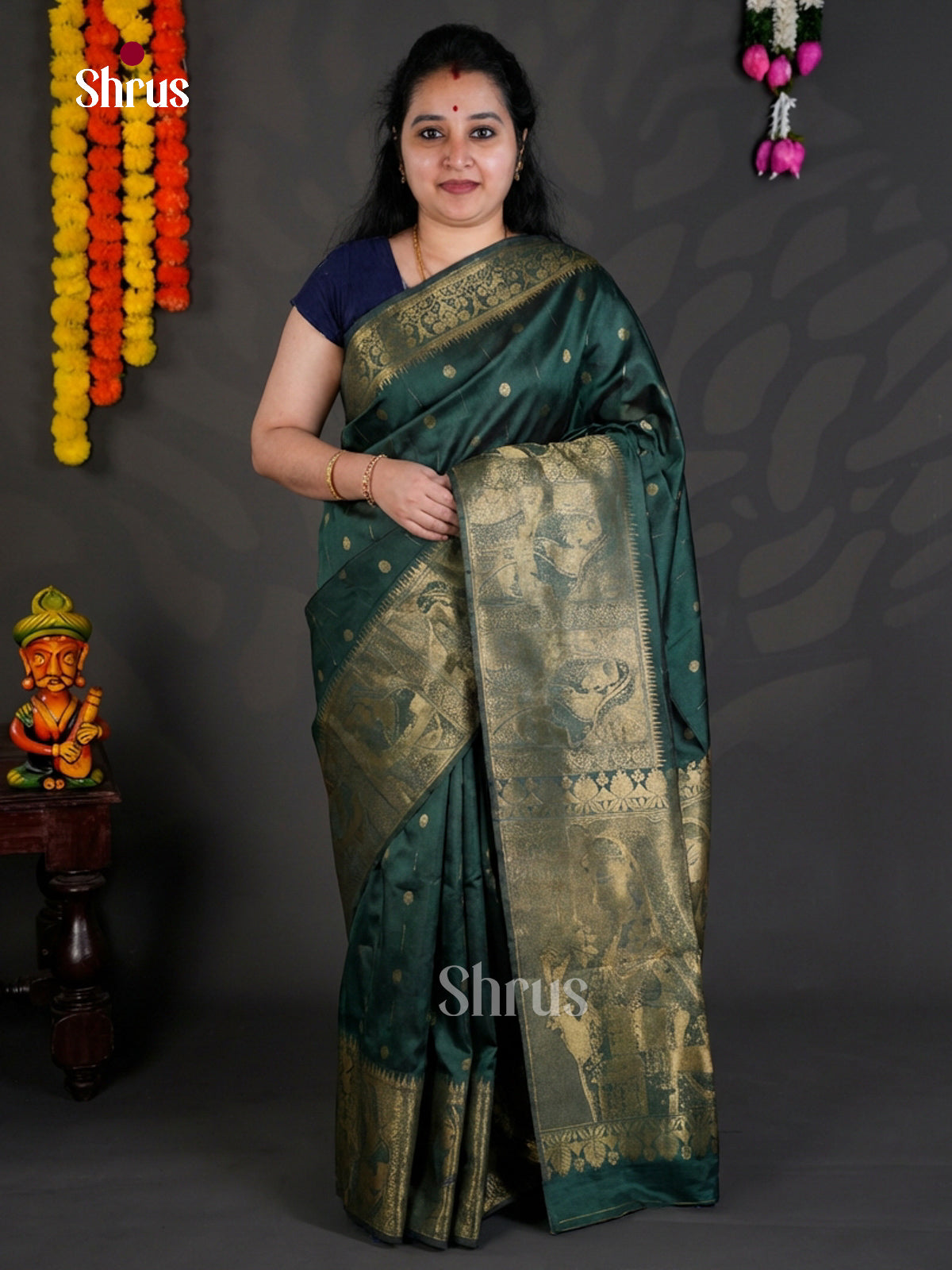 EBS04179 - Semi Tussar - Saree - Shop on Shrus.com