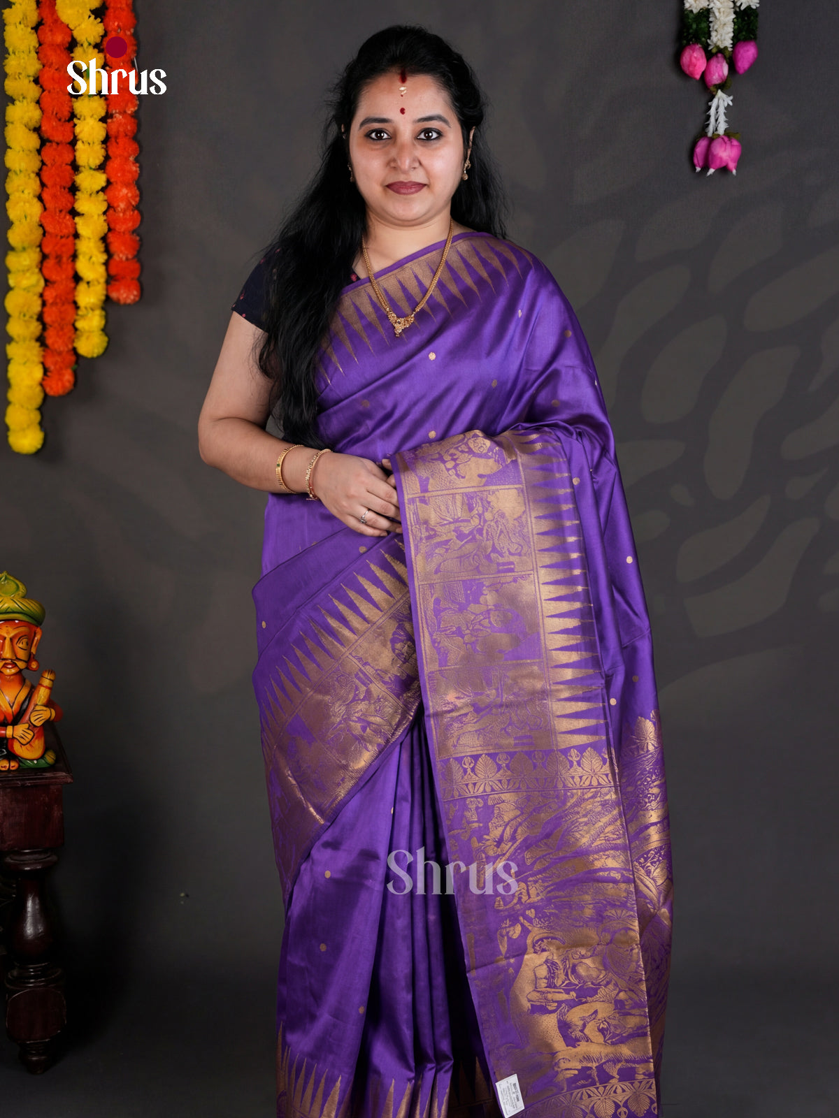 EBS04185 - Semi Tussar - Saree - Shop on Shrus.com