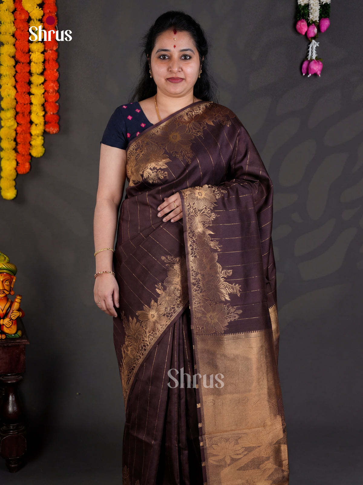 EBS04187 - Semi Tussar - Saree - Shop on Shrus.com