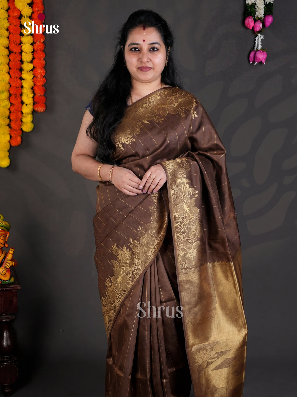 EBS04191 - Semi Tussar - Saree - Shop on Shrus.com